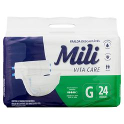 Fralda para Incontinência MILI Vita G com 24 Unidades