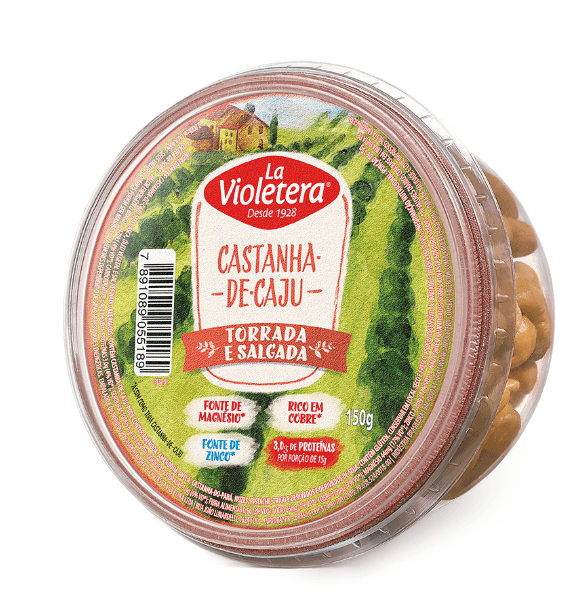 Castanha de Caju LA VIOLETERA Torrada e Salgada 150g