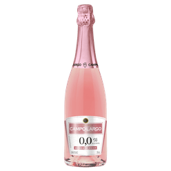 Néctar CAMPO LARGO de Uva Gaseificado Moscato Rosé Sem Álcool 750ml