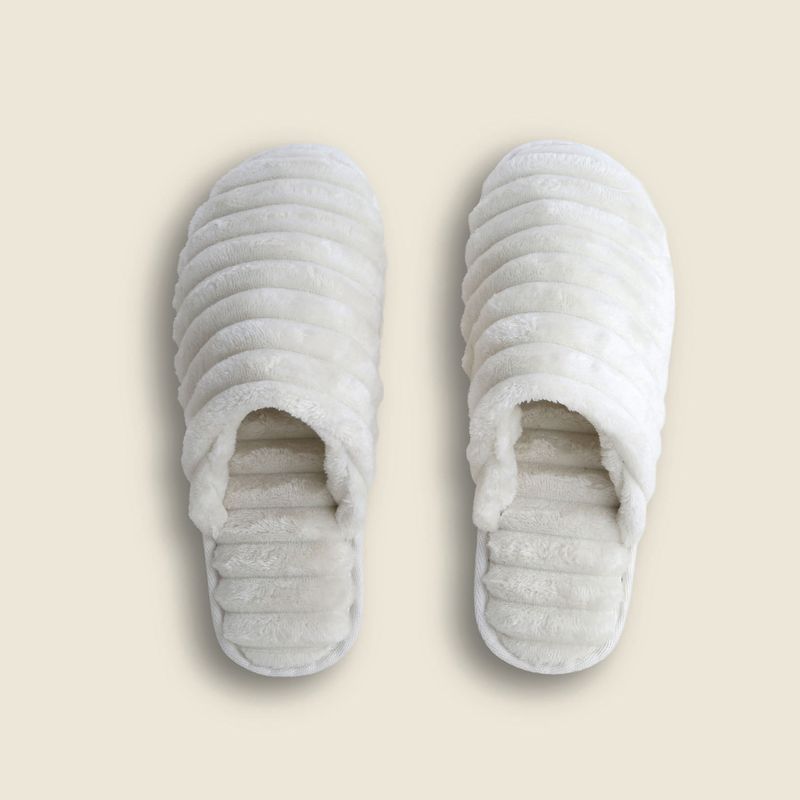 Pantufa ACASA 37/38 Microfibra Premium Cane Bege-1774895645012