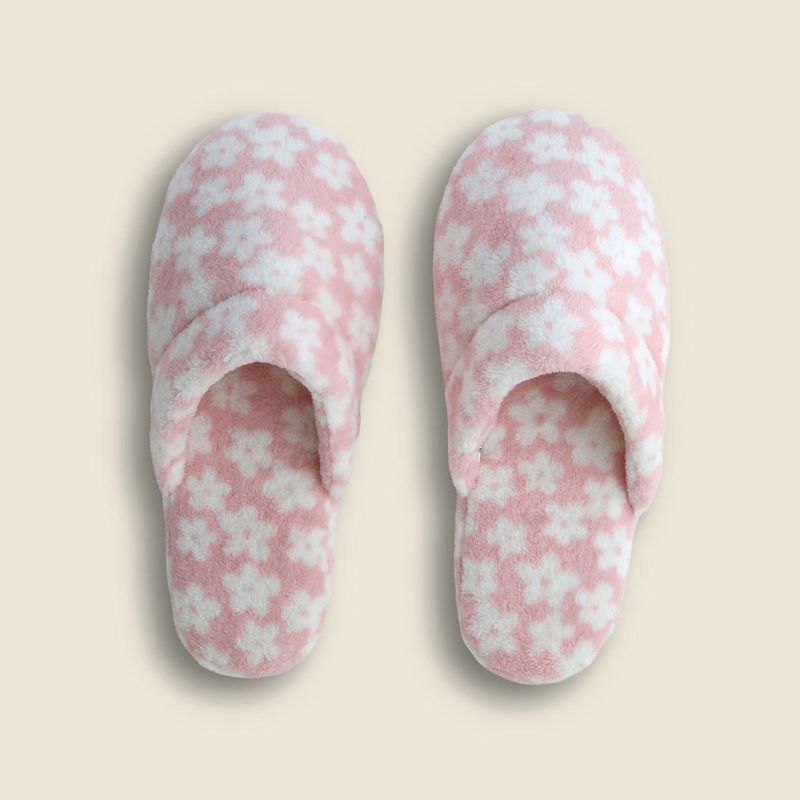 Pantufa ACASA 37/38 Micr4ofibra Flower Rosa Ref.: 2601-1774896189668