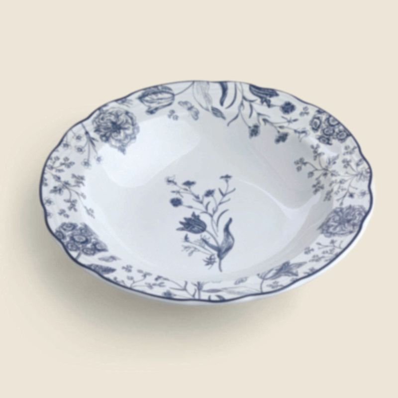 Prato Fundo Toile Jouy 22cm -  A\CASA-1774896379095