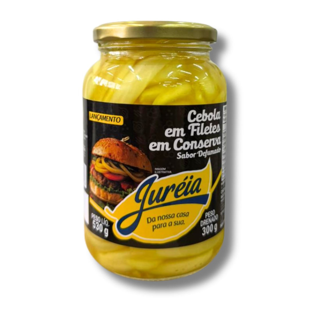 Cebola em Conserva JURÉIA Defumada em Filetes 300g