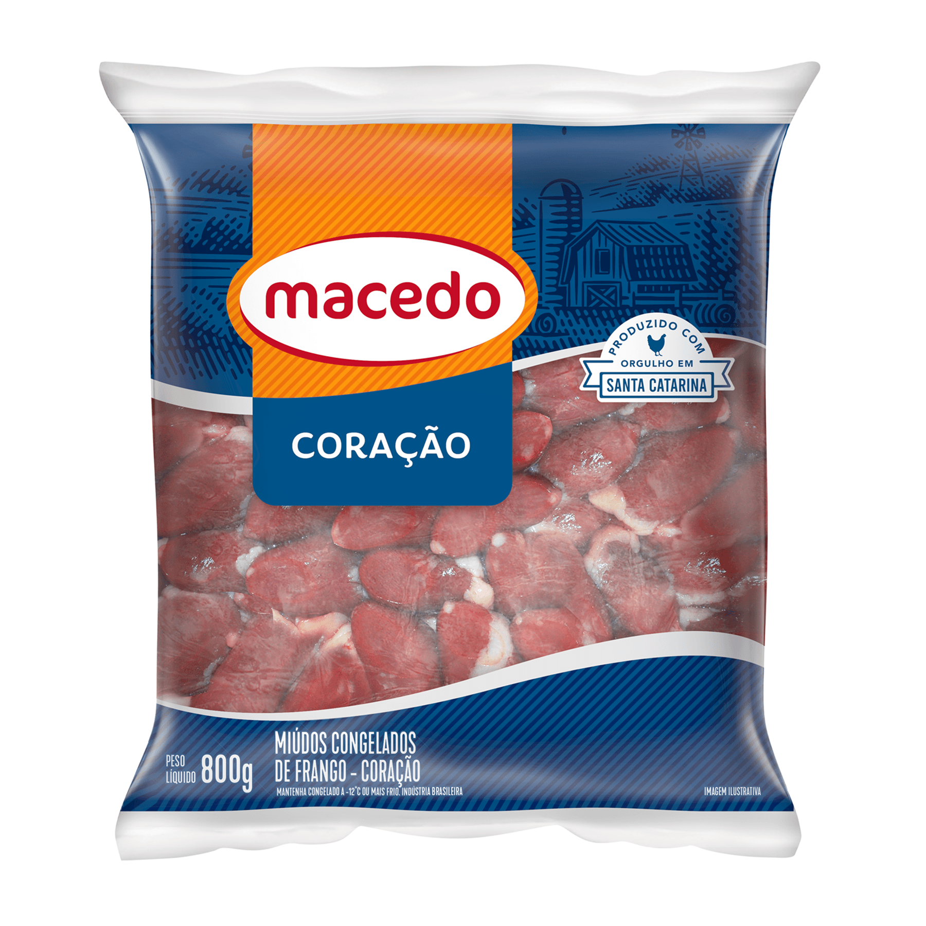 Coração de Frango MACEDO Congelado 800g