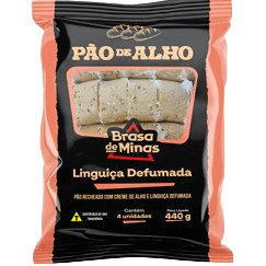 Pão de Alho BRASA DE MINAS Linguiça Defumada 440g