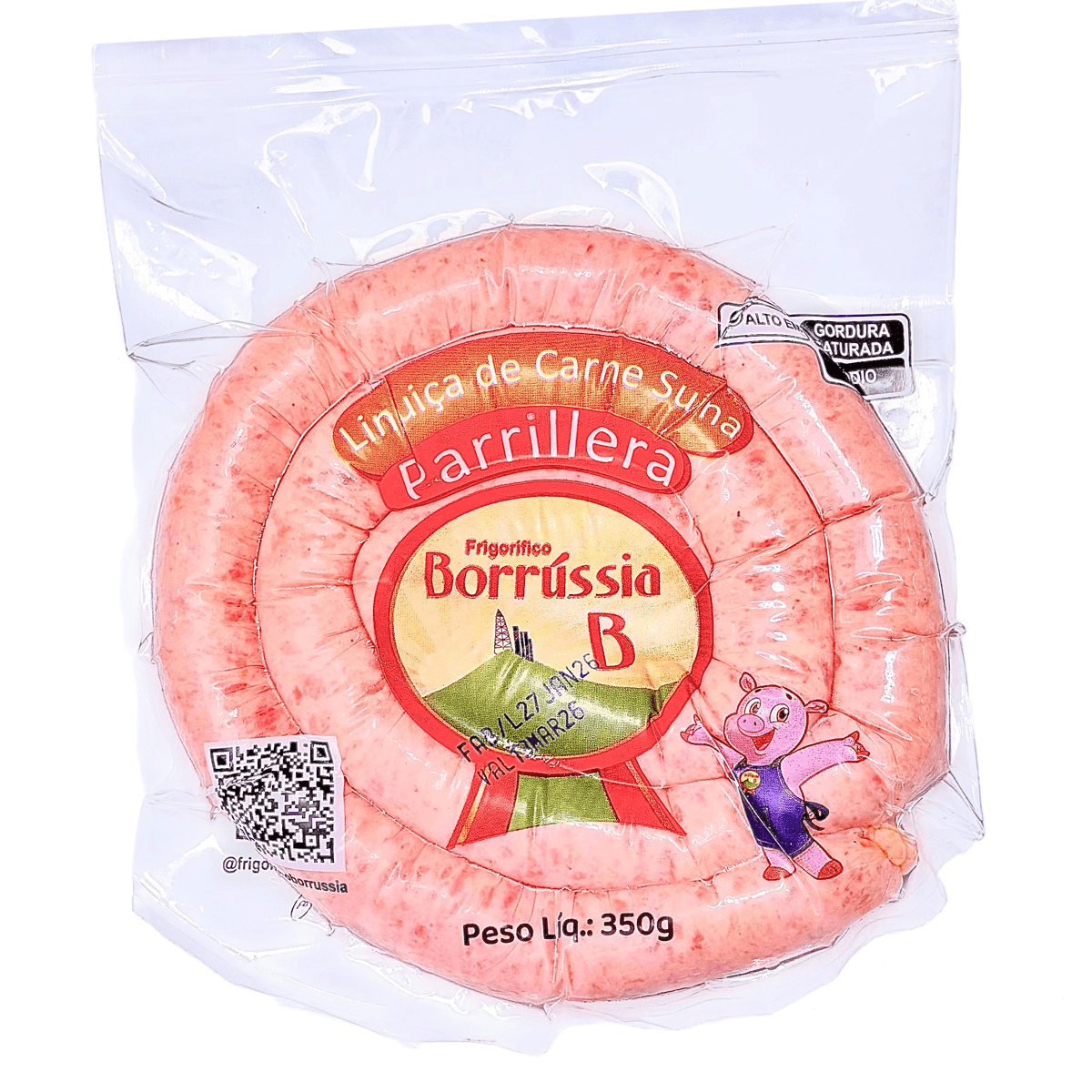 Linguiça Suína BORRUSSIA Resfriada 350g