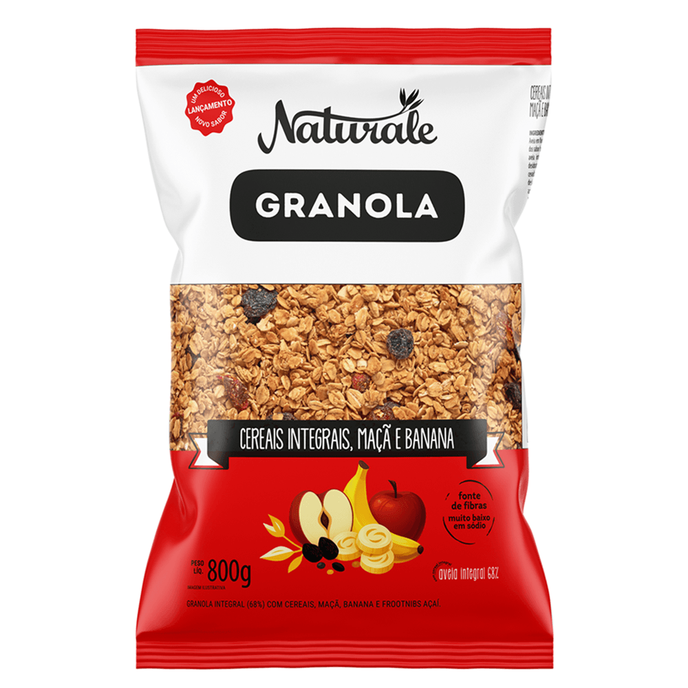 Granola NATURALE Maça e Banana 800g