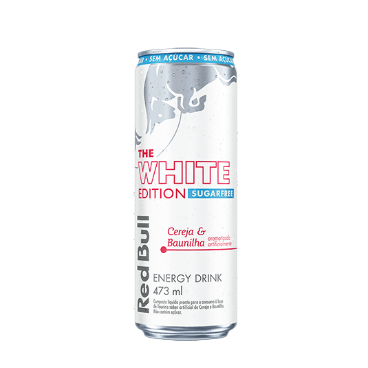 Bebida Energética RED BULL Sugarfree Cereja e Baunilha White 473ml