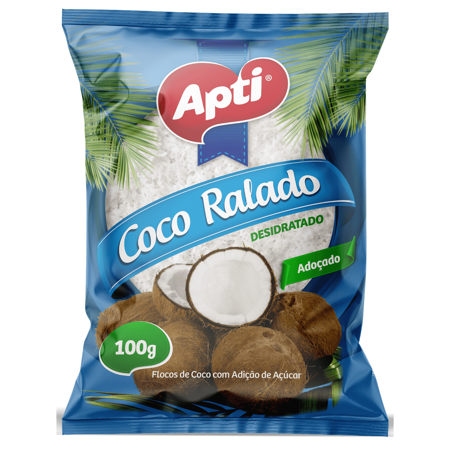 Coco Ralado APTI Adoçado 100g